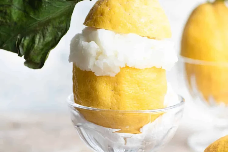 Lemon sorbet