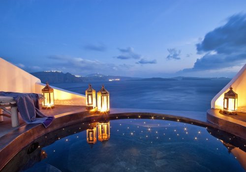 Santorini infinity pool